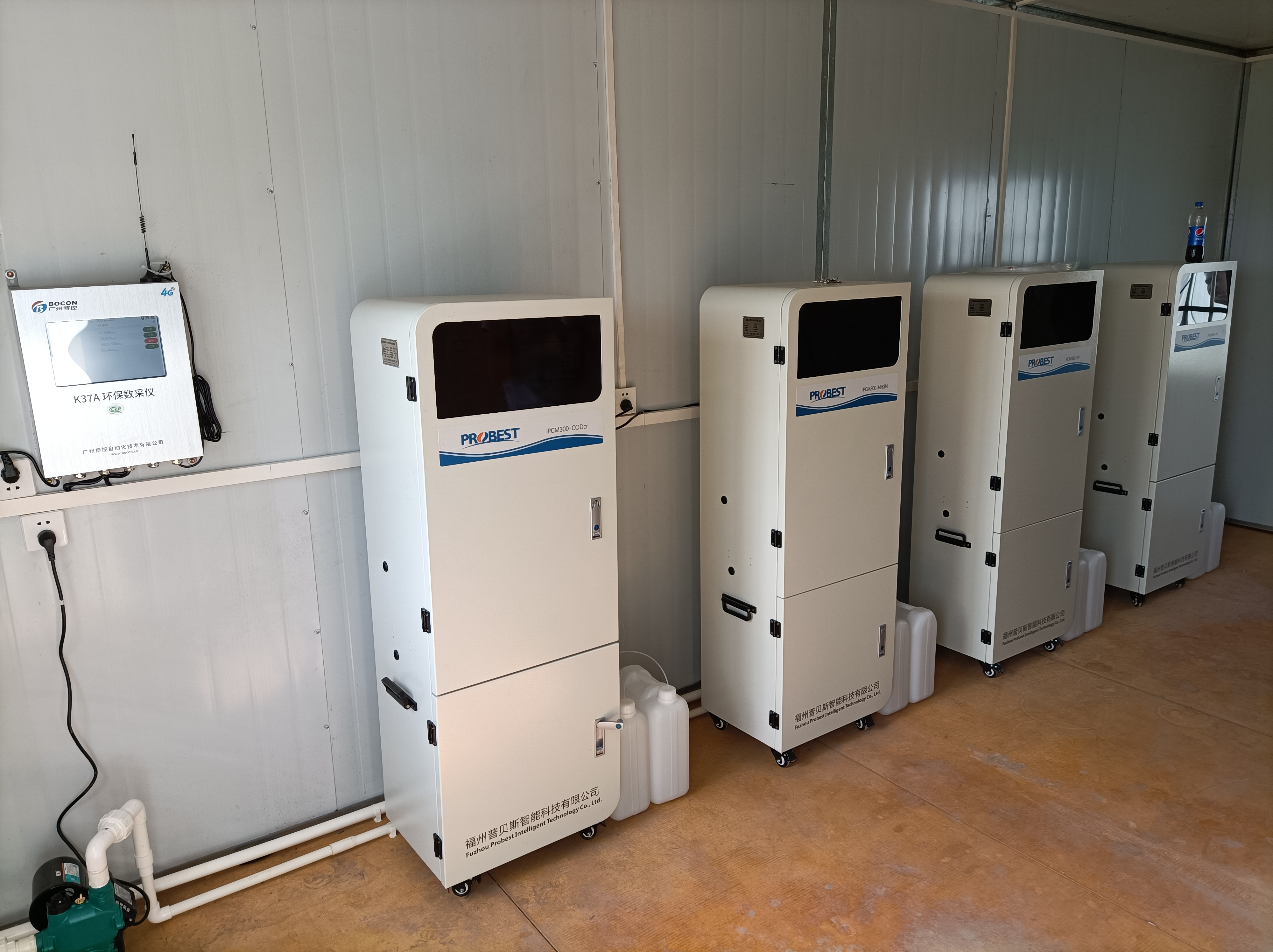 Water Quality Online Monitoring Equipment Application in Maozhu, تطبيق معدات مراقبة جودة المياه في Maozhu و Dacundian و Jinbaotang الصرف الصحي