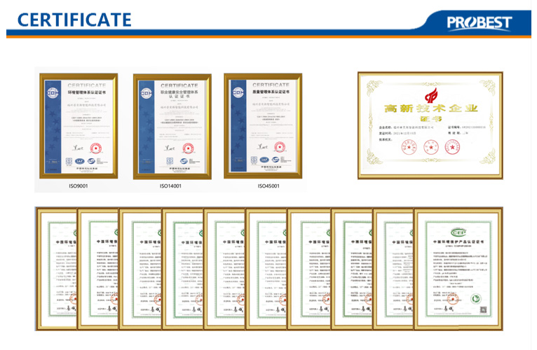 مصنع تحليل المياه المعتمدة ISO