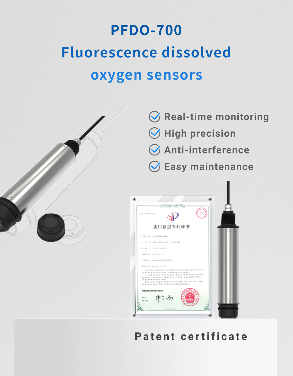 الصين التحقيق الفلوريات البصرية في الوقت الفعلي في الوقت الحقيقي على الإنترنت oxygen oxygen do monster moniter